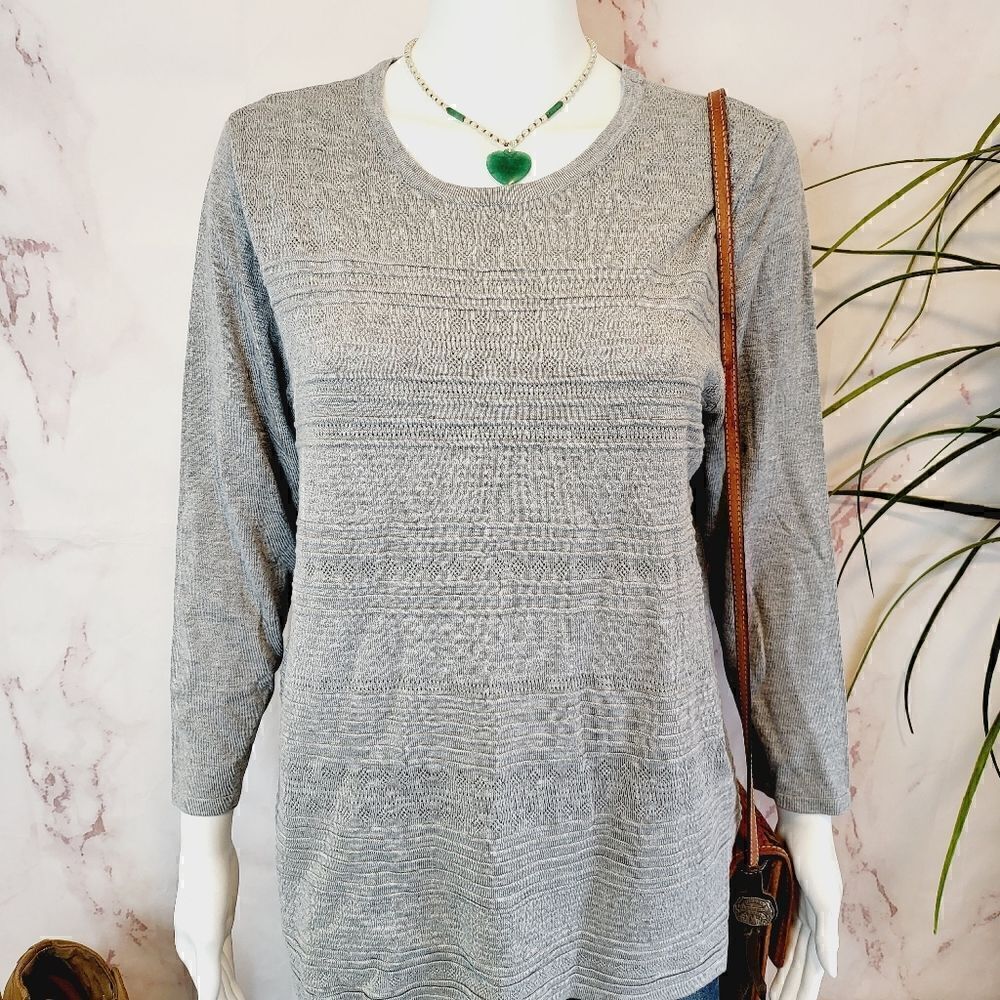 Buffalo David Bitton soft knit grey sweater